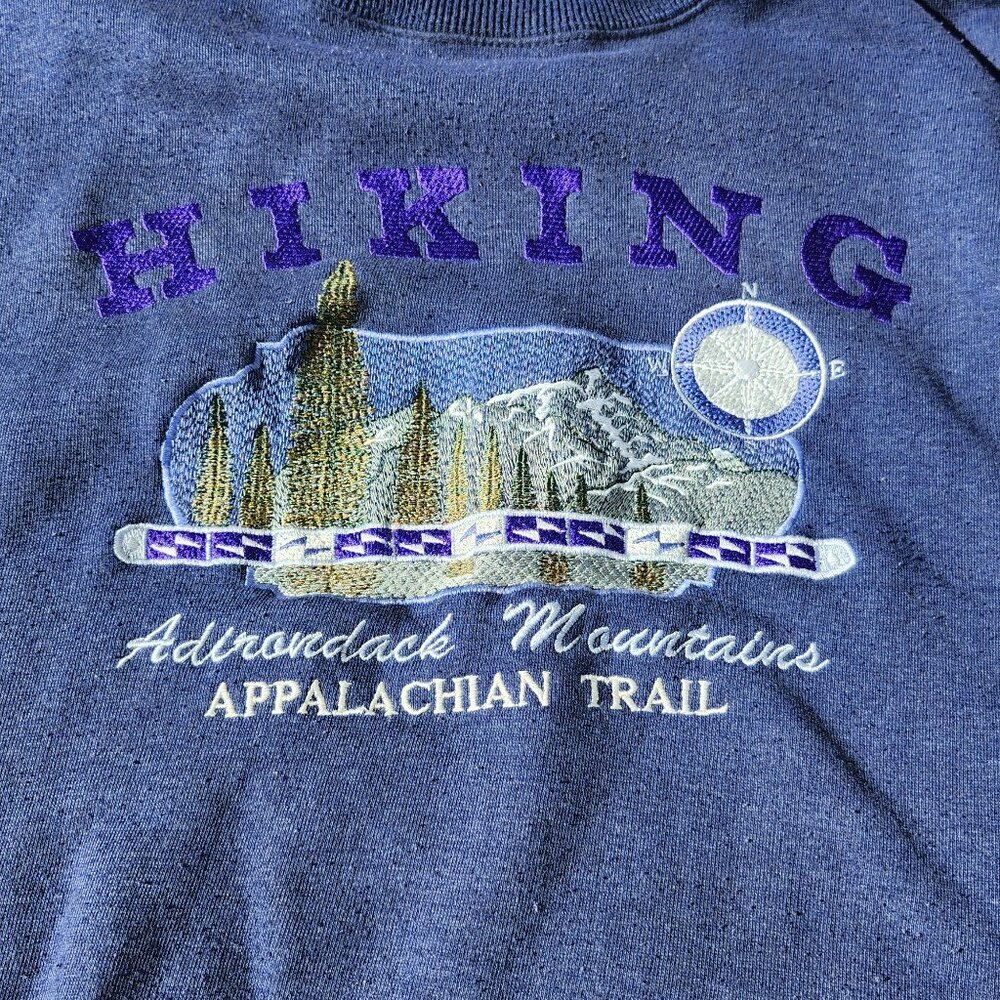 VINTAGE ADIRONDACK MOUNTAINS APPALACHIAN TRAIL Sweater Men's XXL